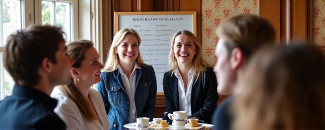 British customs and etiquette workshop in Oxford cultural training center