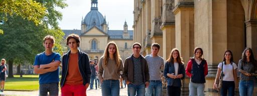 International students learning about Oxford university life